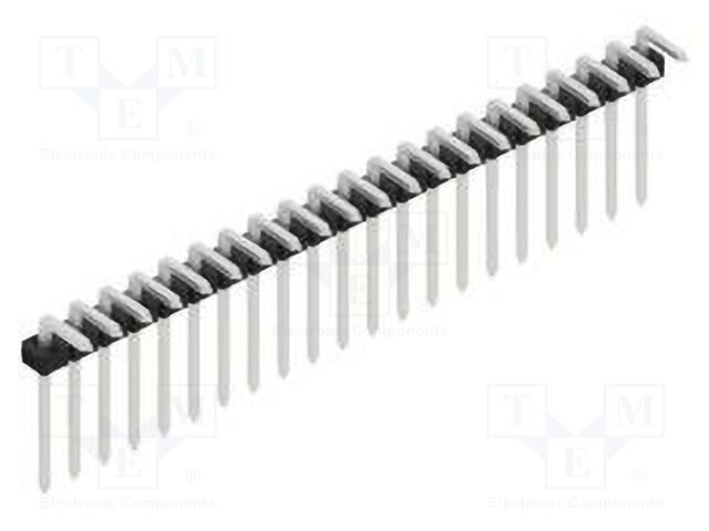 Connector: pin strips; pin header; male; PIN: 21; 2mm; THT; 1x21