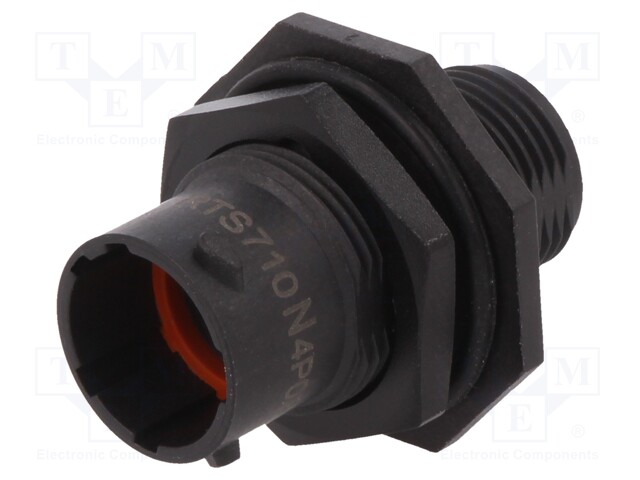 Connector: circular; Series: eco|mate Aquarius; socket; male; 500V