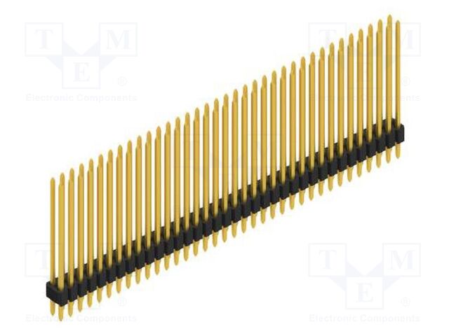 Connector: pin strips; pin header; male; PIN: 72; 1.27mm; THT; 2x36