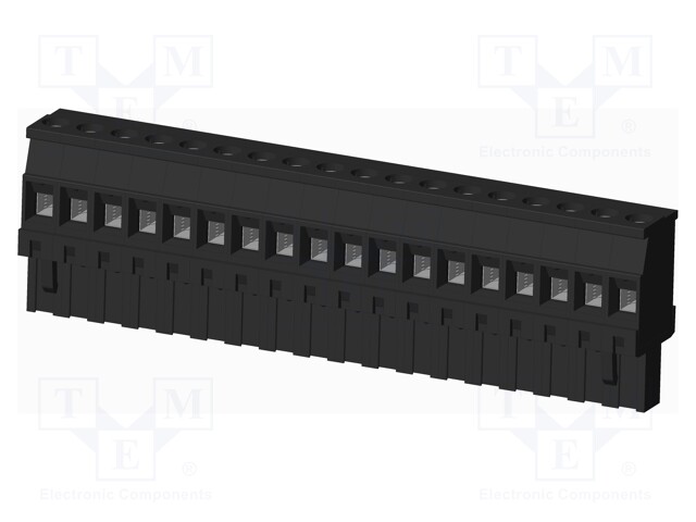 Connector: pluggable terminal block; plug; female; angled 90°
