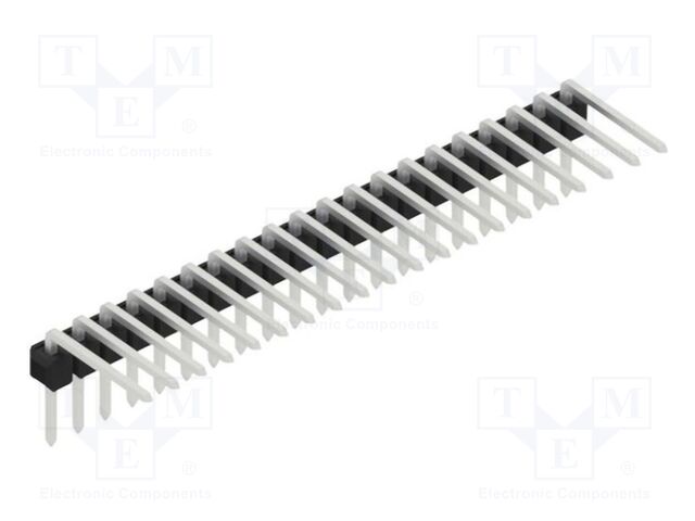 Connector: pin strips; pin header; male; PIN: 20; 2.54mm; THT; 1x20