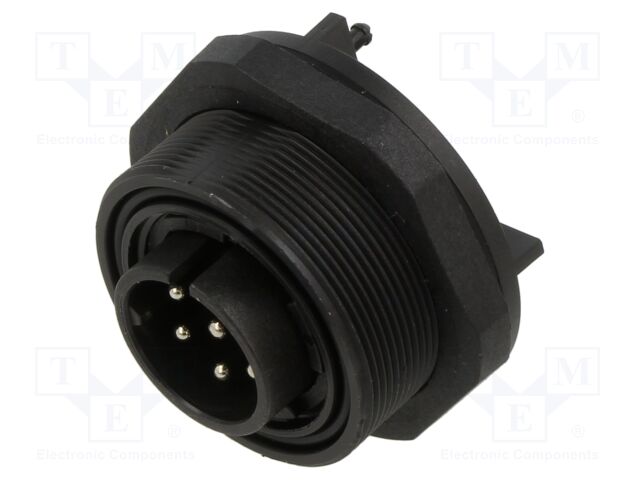 Connector: circular; socket; male; PIN: 7; 5A; 277V; IP68,IP69K