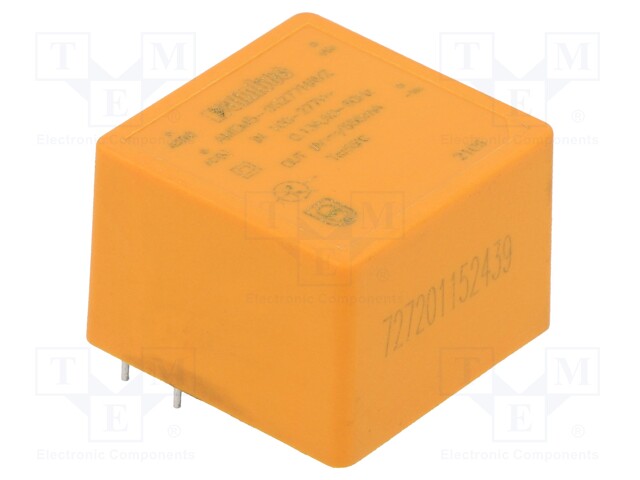 Converter: AC/DC; 5W; Uout: 9VDC; Iout: 0.555A; 80.5%; Mounting: PCB