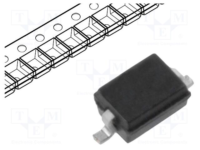 Diode: varicap; 30V; 20mA; SOD323; single diode; reel,tape