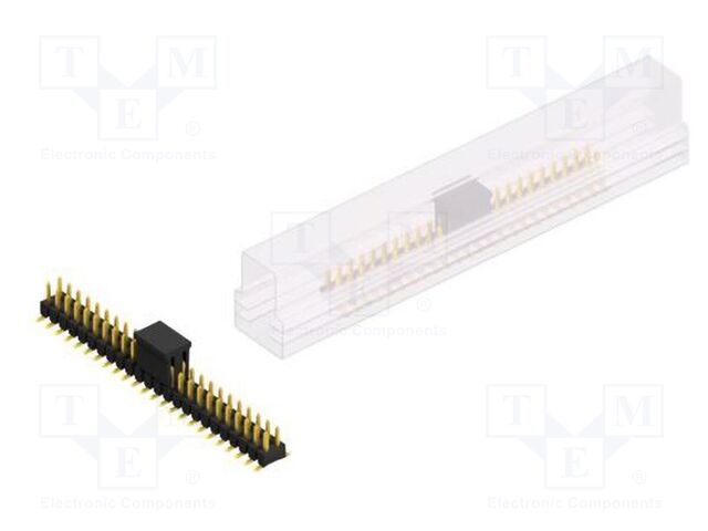 Connector: pin strips; pin header; male; PIN: 48; 2.54mm; SMT; 2x24