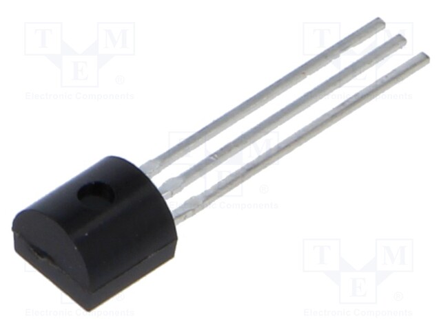 Transistor: PNP; bipolar; 60V; 0.7A; 0.8W; TO92