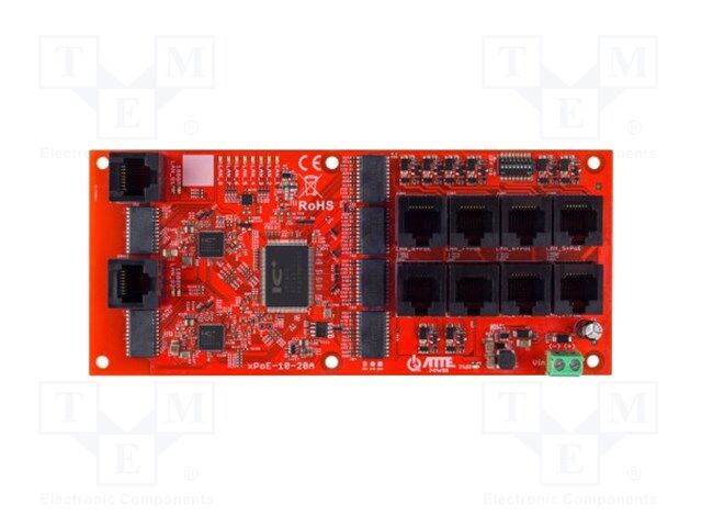 Switch PoE Ethernet; Number of ports: 10; 10Mbps,100Mbps