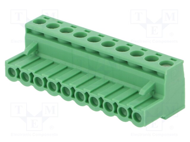 Pluggable terminal block; 5mm; ways: 10; straight; plug; female