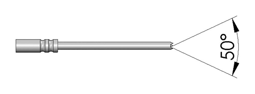 Test needle; Operational spring compression: 4.3mm; 3A; Ø: 0.5mm