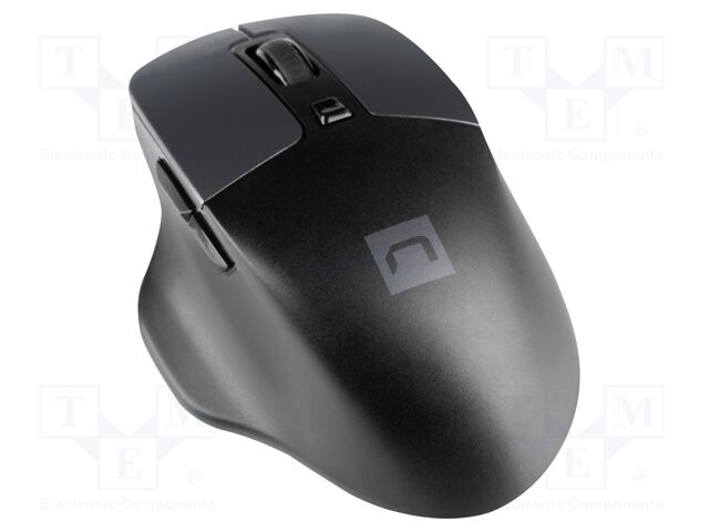 Optical mouse; black; USB A; wireless; No.of butt: 6; 10m