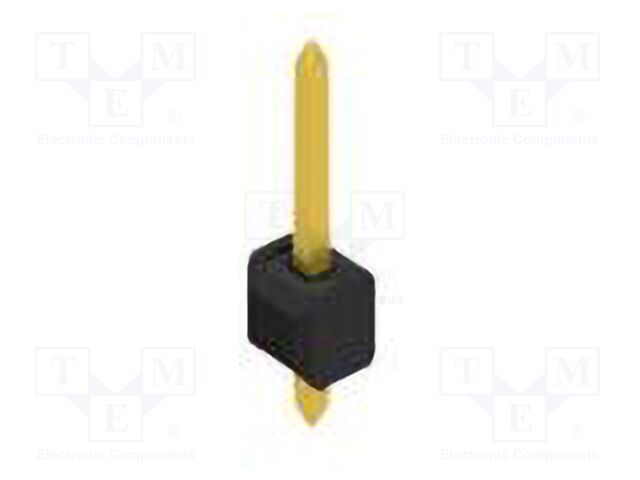 Connector: pin strips; pin header; male; PIN: 1; 2.54mm; THT; 1x1