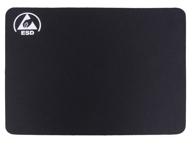 Pad; ESD; electrically conductive material; black; mouse