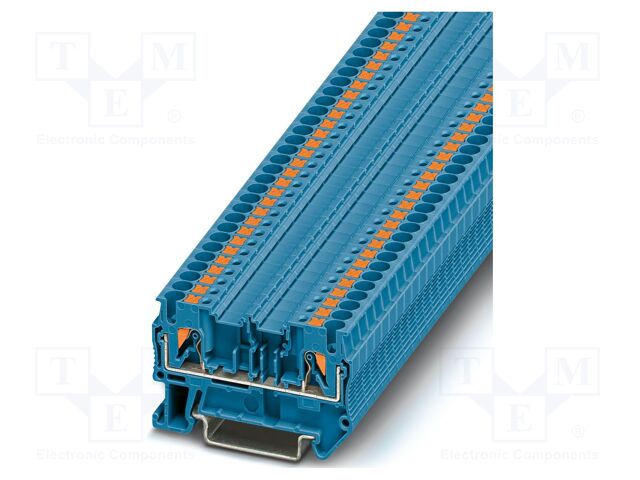 Splice terminal: rail; PA; L: 35.3mm; terminals: 2; W: 5.2mm; H: 56mm