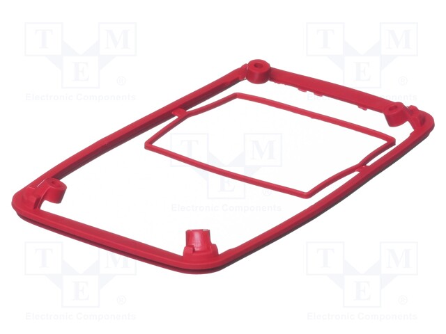 Gasket; elastomer thermoplastic TPE; Series: BoPad; Colour: red