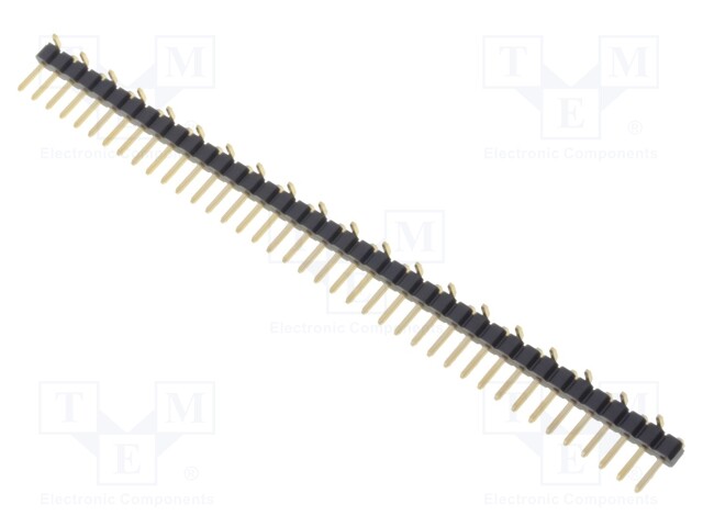 Pin header; pin strips; male; PIN: 40; vertical; 2mm; SMT; 1x40