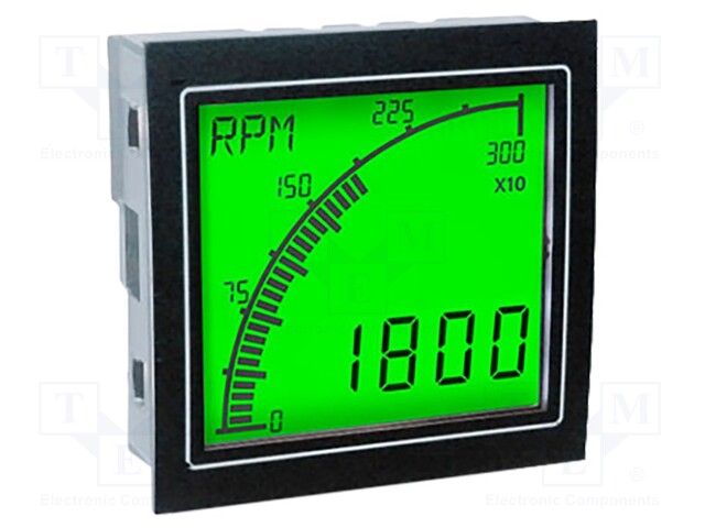 Process meter; digital,mounting,programmable; on panel; 0.01%