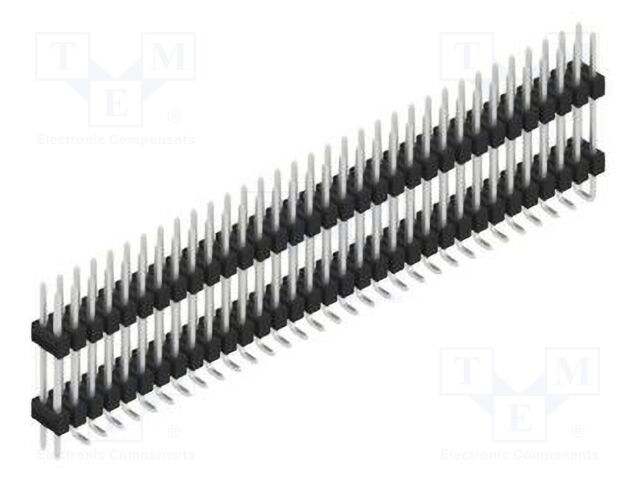 Connector: pin strips; pin header; male; PIN: 66; 2.54mm; SMT; 2x33