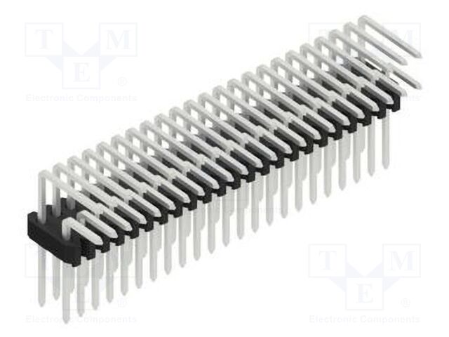 Connector: pin strips; pin header; male; PIN: 46; 1.27mm; THT; 2x23