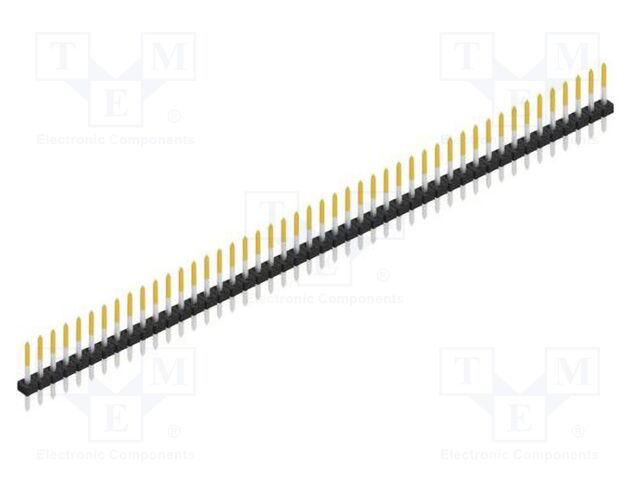 Connector: pin strips; pin header; male; PIN: 46; 2mm; THT; 1x46