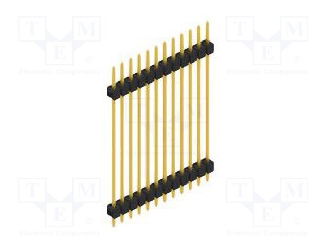 Connector: pin strips; pin header; male; PIN: 12; 2.54mm; THT; 1x12