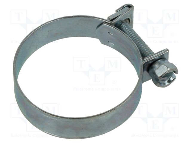 T-bolt clamp; W: 9mm; Clamping: 31÷34mm; zinc plated steel; Mini