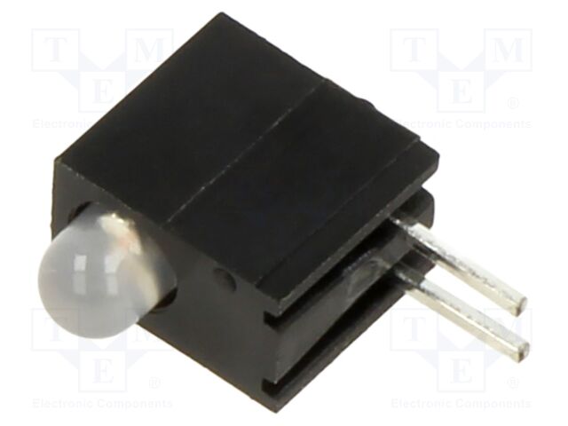 LED; in housing; 3mm; No.of diodes: 1; red,green; 20mA; 45°; 6mcd