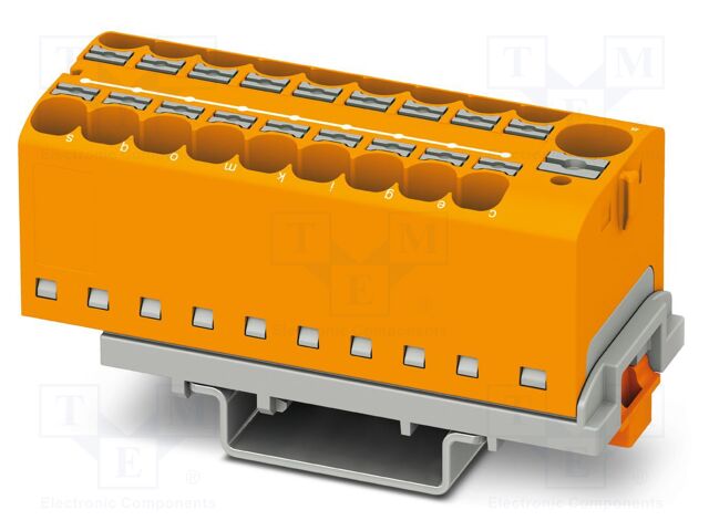 Splice terminal: rail; 32A; 800V; push-in; PA; 0.2÷6mm2; W: 28.6mm