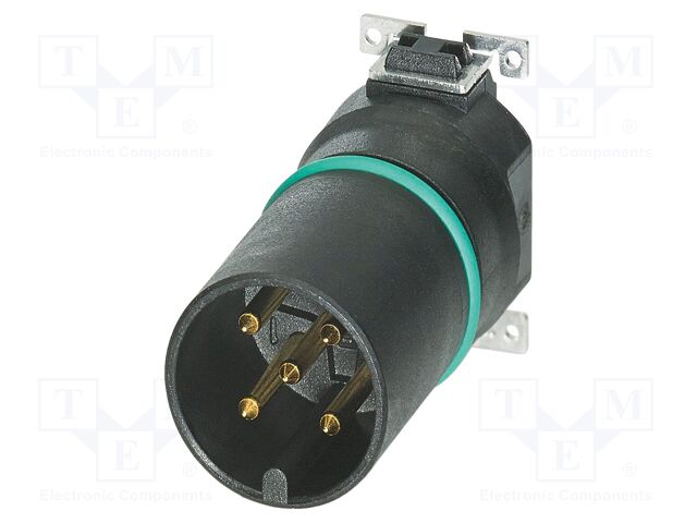 Connector: M12; contact insert; PIN: 5; 60V; straight; SMT; A code