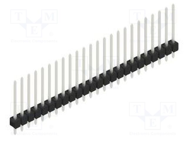Connector: pin strips; pin header; male; PIN: 24; 2.54mm; THT; 1x24