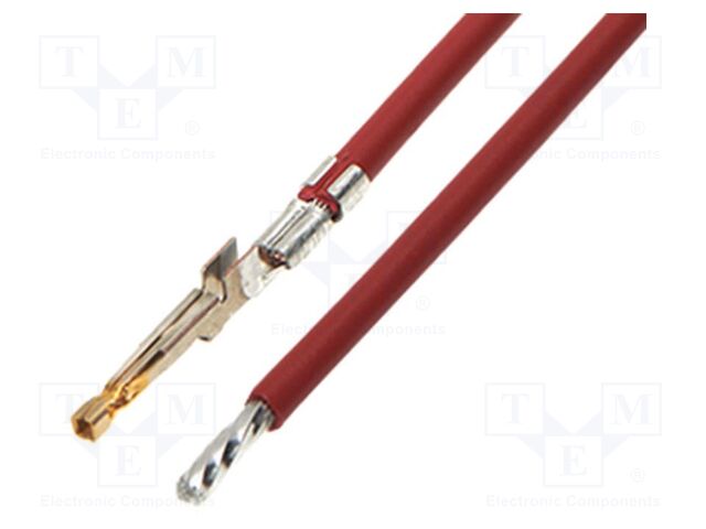 Ribbon cable with connectors; cable; PIN: 1