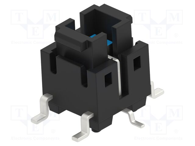 Microswitch TACT; SPST-NO; Pos: 2; 0.05A/12VDC; SMT; LED; 2.55N