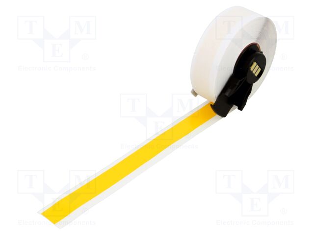 Tape; 12.7mm; 15.24m; yellow; self-adhesive; -40÷82°C