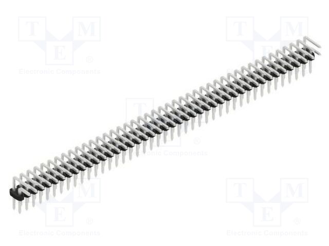 Connector: pin strips; pin header; male; PIN: 86; 2mm; THT; 2x43