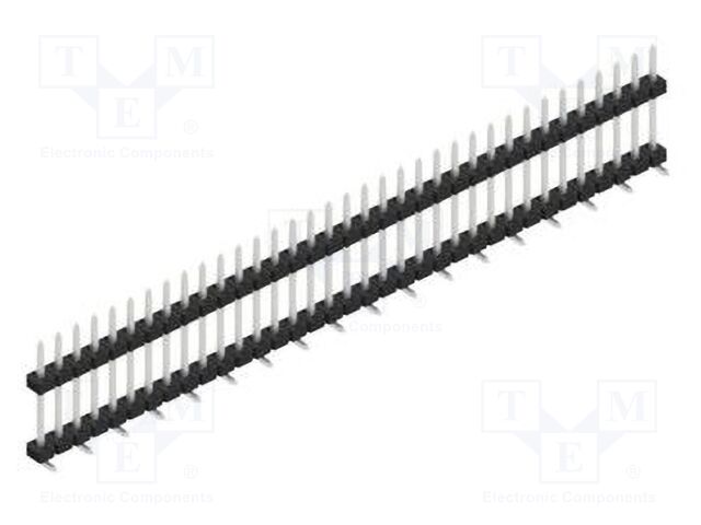 Connector: pin strips; pin header; male; PIN: 35; 2mm; SMT; 1x35