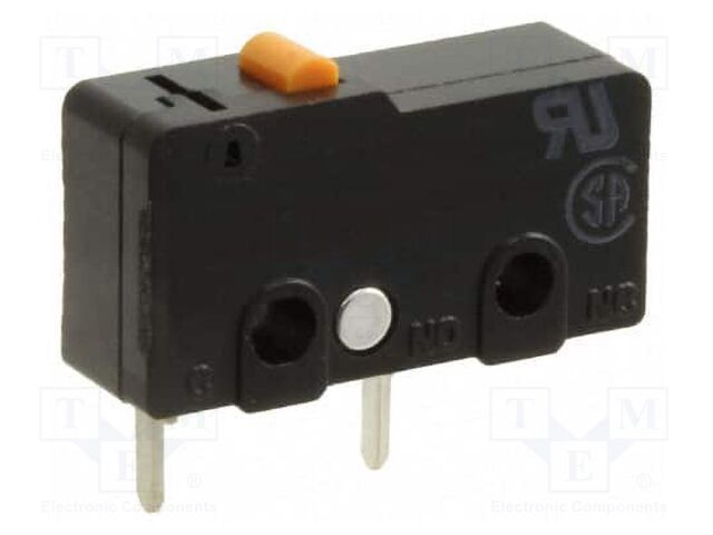 Microswitch SNAP ACTION; without lever; SPST-NO; 10.1A/250VAC