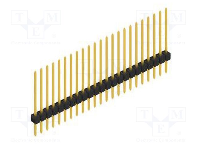 Connector: pin strips; pin header; male; PIN: 23; 2.54mm; THT; 1x23