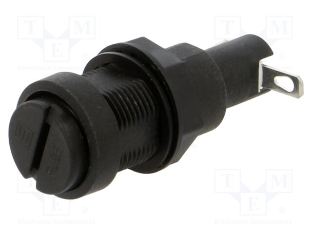 Fuse holder; cylindrical fuses; 10A; on panel; -40÷85°C; UL94V-0
