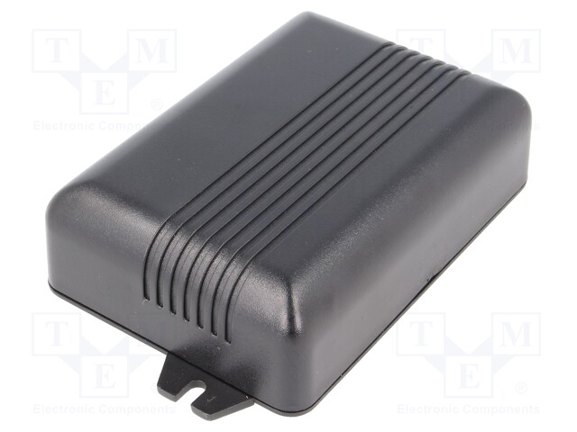 Enclosure: for alarms; X: 80mm; Y: 113.5mm; Z: 32mm; ABS; black