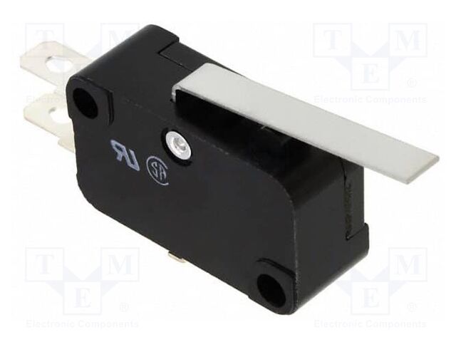 Microswitch SNAP ACTION; with lever; SPDT; 15A/250VAC; ON-(ON)