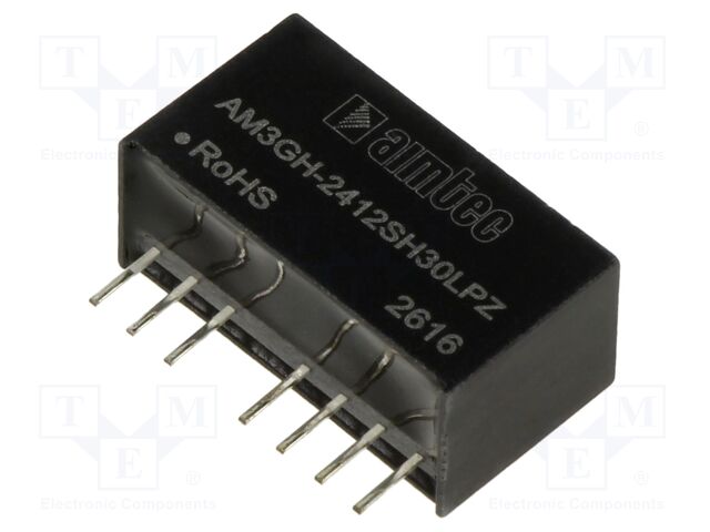 Converter: DC/DC; Protection: short circuit protection SCP
