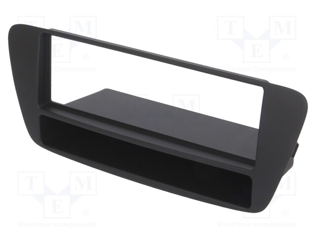 Radio mounting frame; Audi; 1 DIN; black