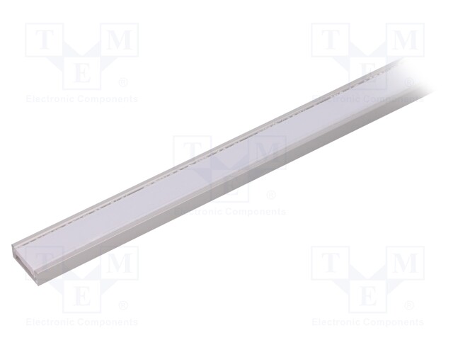 Profiles for LED modules; mat; surface; L: 1m; aluminium; anodized