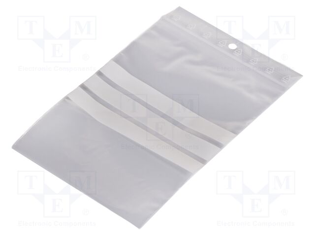 Self-seal bag; L: 150mm; Width: 100mm; Thick: 0.05mm; polyetylene