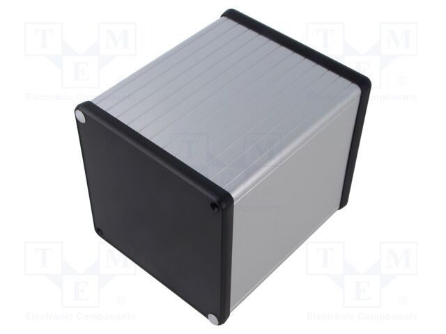 Enclosure: with panel; 1455; X: 104.5mm; Y: 120mm; Z: 104.5mm; grey