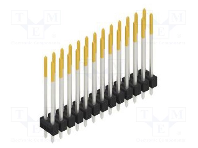 Connector: pin strips; pin header; male; PIN: 26; 2.54mm; THT; 2x13