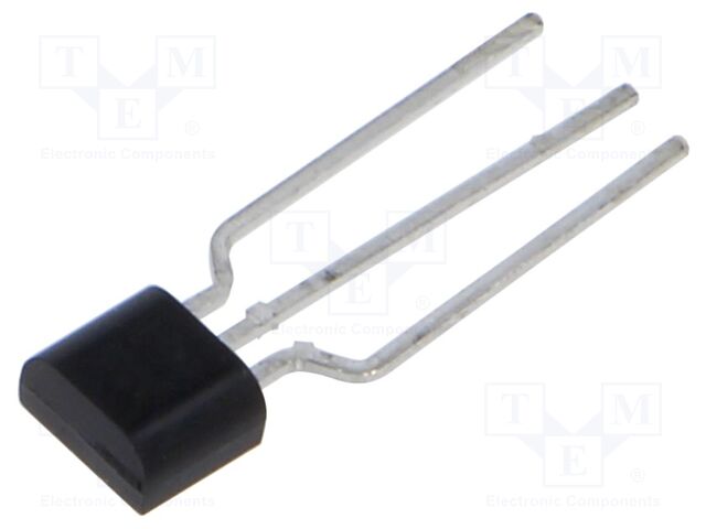 Transistor: NPN; bipolar; 60V; 2A; 1.5W; TO92