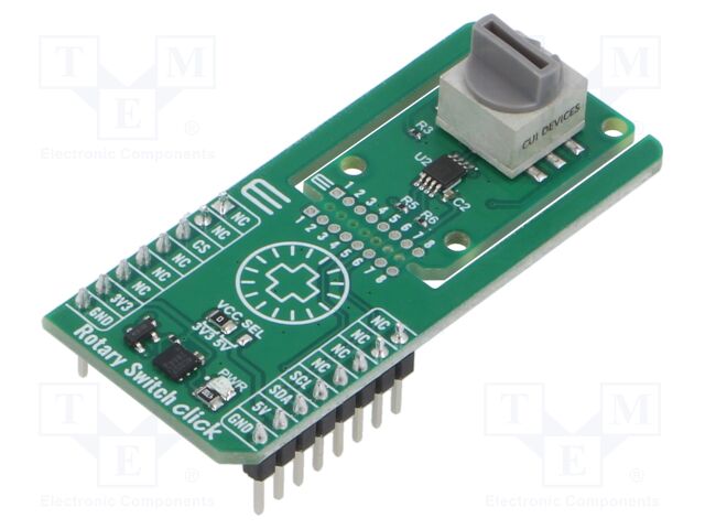 Click board; Comp: RDS6-16S-1065-1-SMT-TR; rotary switch