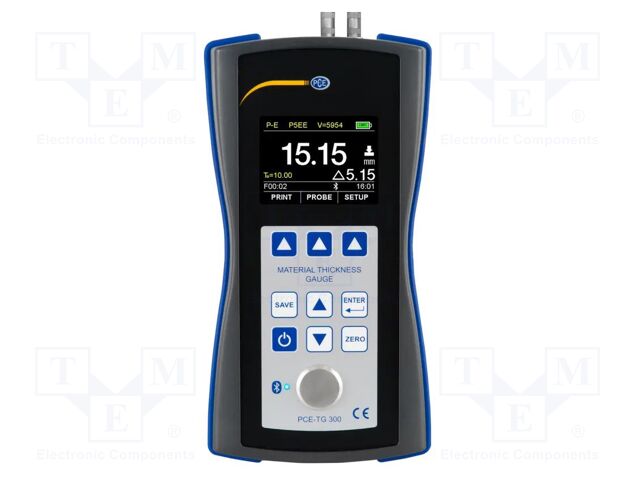 Tester: thickness; LCD TFT 2,4"; 0,65÷600mm; Bluetooth,USB 2.0
