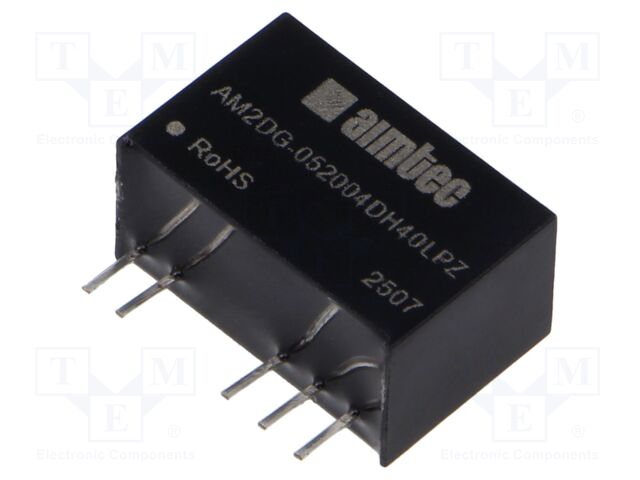 Converter: DC/DC; 2W; Uin: 4.5÷5.5V; Uout: 20VDC; Uout2: -4VDC; SIP7