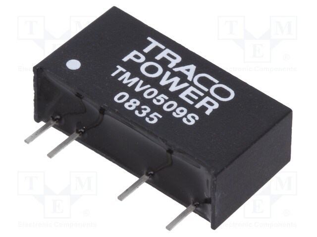 Converter: DC/DC; 1W; Uin:4.5÷5.5V; Uout:9VDC; Iout:110mA; SIP7